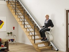 Treppenlifte f&uuml;r gerade Treppen